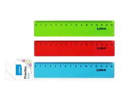 Pravítko  15cm barevné, mix LUMA