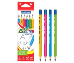 Tužka JUMBO HB trojhranná bez gumy CENTROPEN 9512 mix