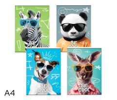 Sešit A4 linka 52l Be Cool mix