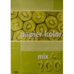 Kreska  Xero papír A3 100l mix kolor