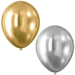 AX balónek zlatý, stříbrný 5ks