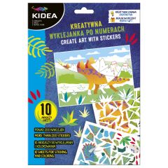 Kreativní sada - lepení podle čísel DINO