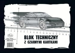 Protos  Skicák A4/8l černý PROTOS ,balení 10 ks