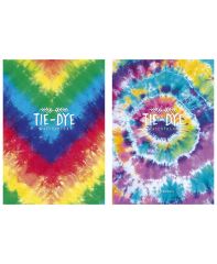 Skicovací notes A5 64 l Tie-Dye ,balení 4 ks