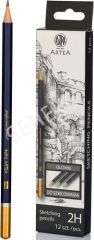 Tužka skicovací ASTRA ARTEA 2H ,balení 12 ks