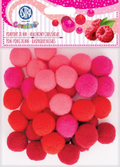 Astra  Bambule 20 mm červené odstříny