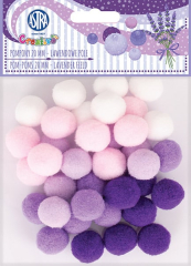 Astra  Bambule 20 mm fialové odstíny