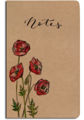 KRAFT notes linka A6 BUL2-7 vlčí máky