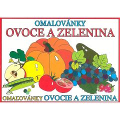 Omalovánky A5 Ovoce a zelenina