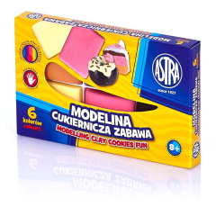 ASTRA Modelina 6 barev cukrářská ,balení 5 ks