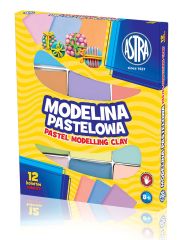 ASTRA Modelina 12 barev pastelová ,balení 5 ks