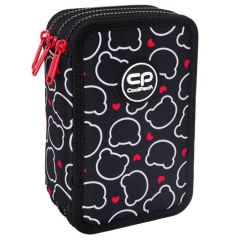 Patio  Penál 3 zipy Jumper Bear - vybavený