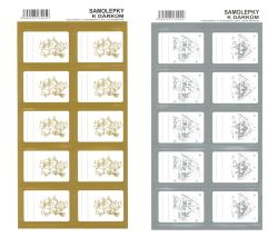 LIKA samolepky k dárkům /25/ ,balení 25 ks