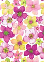 LIKA taška PE 34x50 Květy zahrady/50/ ,balení 50 ks