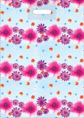 LIKA taška PE 34x50 Květinový den/50/ ,balení 50 ks