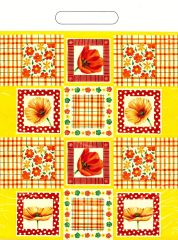 LIKA taška PE 25x35 průh.Tulipány/100 ,balení 100 ks