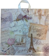 LIKA taška PE  XXXL Paříž-Francie /50/ ,balení 50 ks