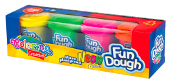 Colorino Fun Dough 4ks x56g Neon