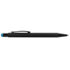 Propiska metal TALIN BLACK SOFT touch černo - sv. modrá