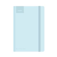 Eurocom  Blok PASTEL A5 linka - Blue s gumou