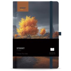 Blok  TREES Serenity A5 linka s gumou