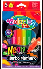 Colorino fixy Jumbo TRIO Neon 6ks