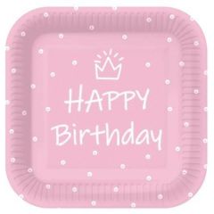 PAW talíř 23cm SQ 10ks Special Day RŮŽ