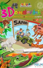 Helma  3D omalovánky OZ11 Safari lev, krokodýl