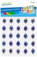 Euro-Trade  Kamínky samolepící - Slzičky 25 ks