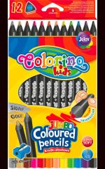 Patio  Colorino pastelky JUMBO TRIO Black 12ks