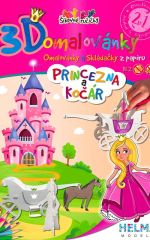 3D omalovánky OZ20 Princezna a kočár