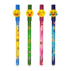 Propiska gumovací STRIGO - EMOJI ,balení 36 ks