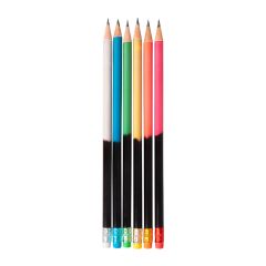 Strigo  Tužka s gumou STRIGO BLACK MAGIC HB měnící barvu ,balení 36 ks