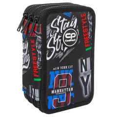 Patio  Penál 3 zipy Jumper Big City - vybavený