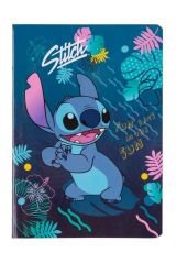 Sešit A5 32 listů Stitch blue vzor 3 čtvereček ,balení 6 ks