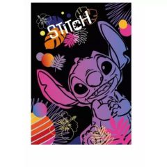 Patio  Sešit A5 32 listů Stitch black vzor 1 linka ,balení 6 ks