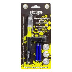 Gumovací pero na bombičky Strigo - žluté
