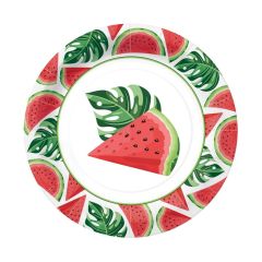 PAW talíř 18cm 10ks Watermelon Eco