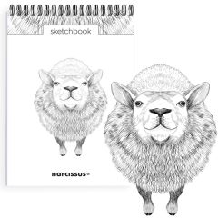 Skicovací notes A5 SP 60l čistý OVCE ,balení 4 ks