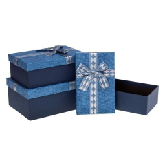 Dárková krabice PUD-24260-PR BLUE sada 3ks