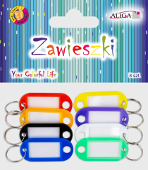 aliga  Přívěšky s cedulkou na klíče 8 ks