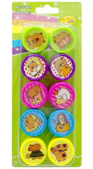 Razítka s motivem Kapybara 10 ks ,balení 10 ks