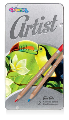 Colorino Artist pastelky 12ks kov.