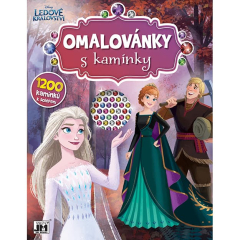 Omalovánky A4 s kamínky - Frozen