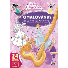 Omalovánky A+ se samolepkami - Disney Princezny 3591-4