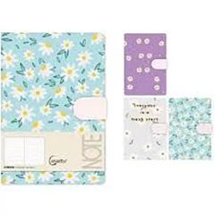 Notes A5 s magnetickým zavíráním 80g / m2 Kytky