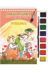 Omalovánky A5 s barvami - Pohádky
