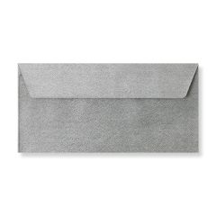 Barevná obálka DL stříbrná texture ,balení 50 ks