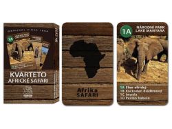 MEZUZA Karty Kvarteto 2101 Safari papír