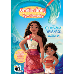 JModels  Omalovánky A5+ Vaiana 2